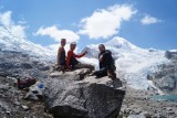 Break time before the ultimate climb to the top