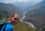 View during our alternative Inca-track