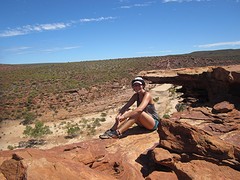 Pam in Kalbarri Nat Park