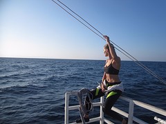 On the boat