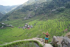 Climbing up to the viewpoint