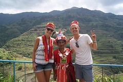 Tourist picture with Ifuago -traditional local-