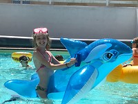 Marie op flipper