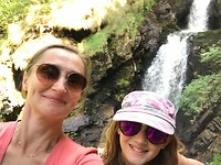 Watervalselfie