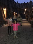 de avond valt in phantasialand