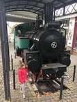 de oude locomotief en Elise