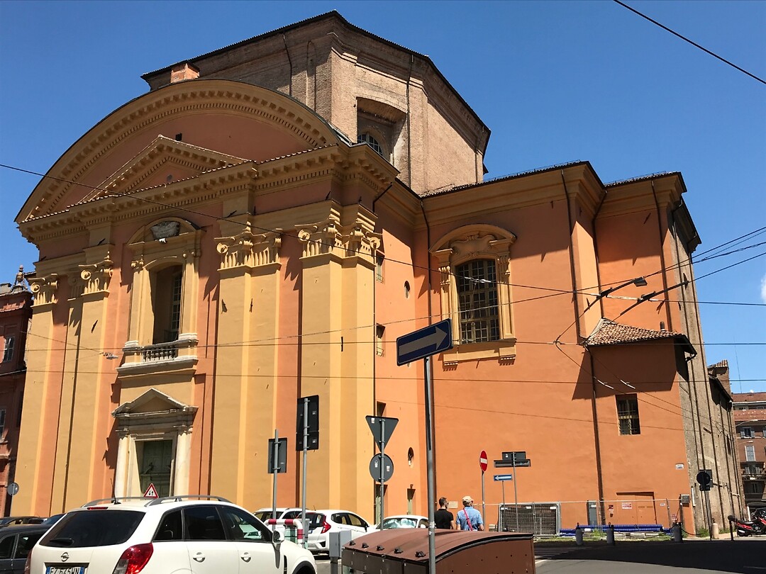 Kerk naast het Palazzo Foto Op reis met Nathalie