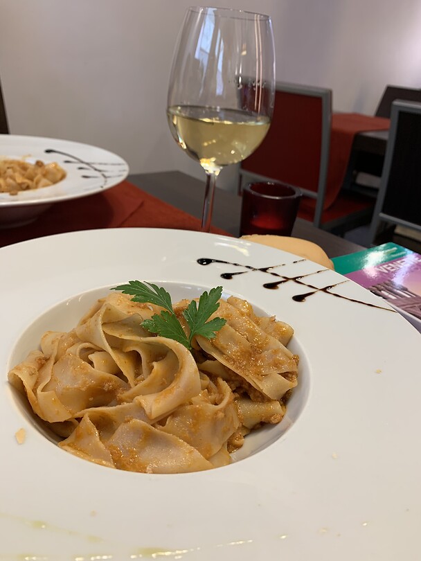 Pasta fresca bij onweer Foto Op reis met Nathalie