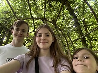 Selfie in het park