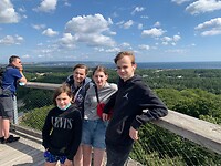 Boven de bomen, in de wind
