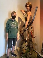 Arthur en Lara Croft