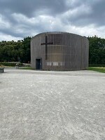 Waar de kerk werd afgebroken voor demuur