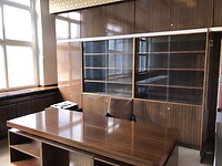 De bureau van de directeur van de gevangenis