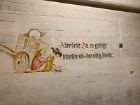 Tekening in schuilkelder