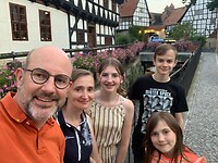 Einde vakantie selfie