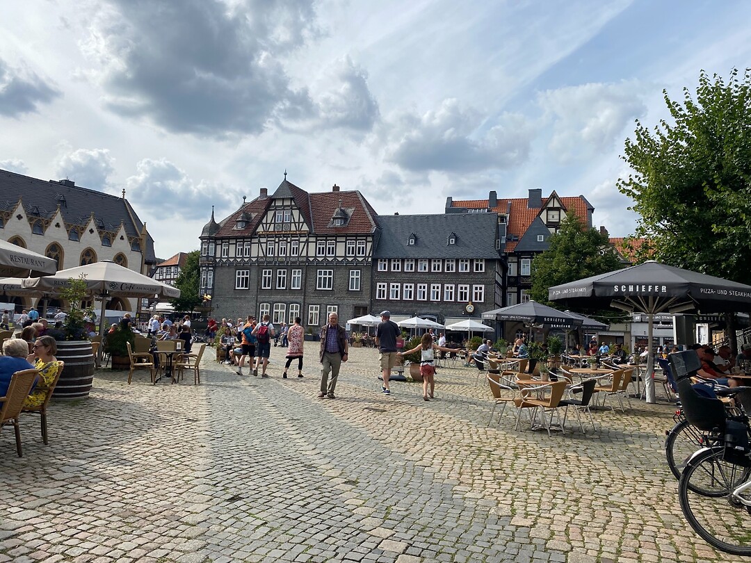 De markt van Goslar