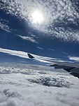 In de wolken