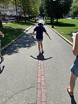 Elise op de freedom trail