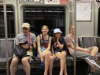 In de metro