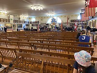 grote hal van Faneuil Hall, Kennedy gaf hier een interview in 1960
