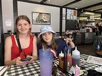 Diner en pink lemonade, daar hadden we naar uitgekeken