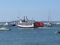 Oude boot in Plymouth