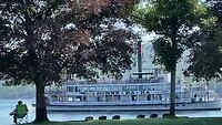Boot op Lake George