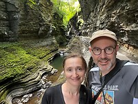 Selfie in watkin Glen state park