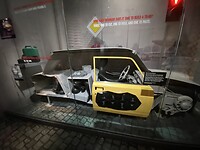 Een smokkel Trabant in Oost Duitsland