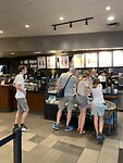 Een hapje in Starbucks