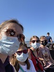 Met selfie op de ferry