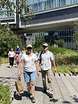 Wandelen langs de high line