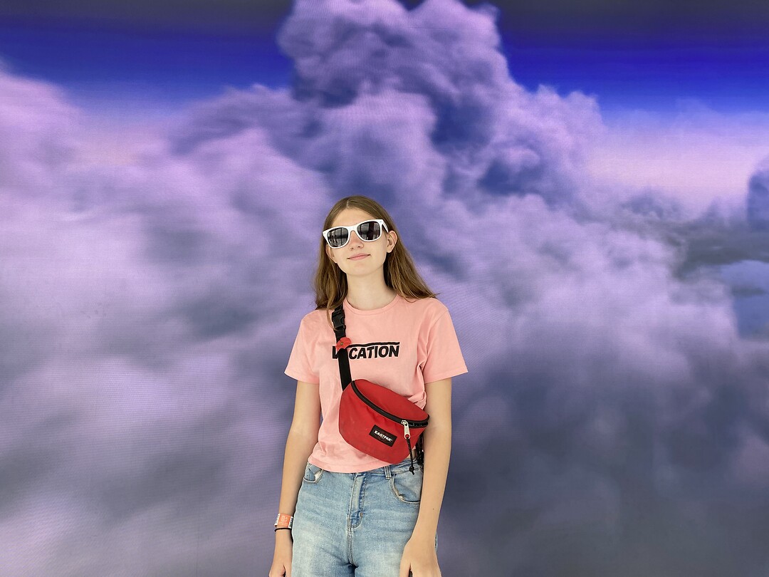 Marie is in de wolken