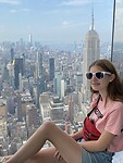 Marie with a view
