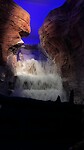 Een regenstorm in de canyon