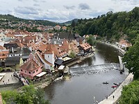 De Moldau in Cesky Krumlov