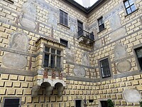 Binnenkoer van het kasteel