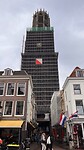 De toren van de Dom nog eventjes in de stellingen…