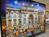 Trevi fontein in Lego