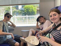 Heerlijk fris op mooie Italiaanse trein