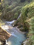 Aan de waterval van Bellano