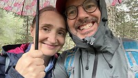 In the rain