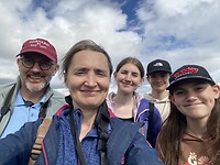 Zonnige selfie in Culloden