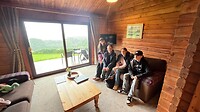 Een laatste selfie in onze cabin