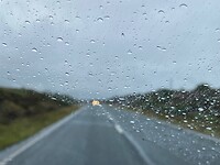 Regen onderweg