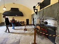 De keuken van het kasteel