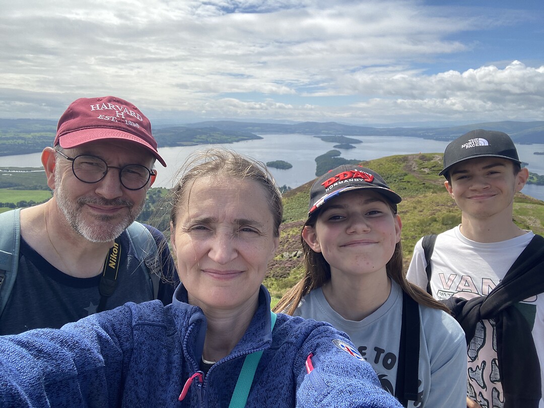 Conic hill selfie