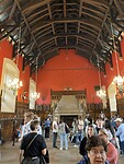De grote zaal van het kasteel
