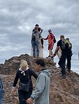 De top van Arthurs seat