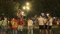 Fiesta in de fontein